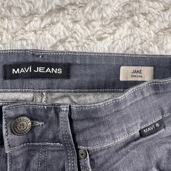 Mavi Jeans Co 31 x 30 Jake Slim Leg Charcoal Gray Stretch 5 Pocket Flex Jeans - Picture 2 of 14